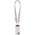 Универсална презрамка – Guess (GUUCNP4DGMP) 4G Strass Metal Logo – регулируема, 1.5m – Розов