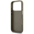 Калъф за iPhone 17 Pro – Guess (GUHCP17LPG4SMCEW) Hardcase Grained Big 4G Classic Logo – Кафяв