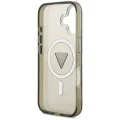 Калъф за iPhone 17 – с MagSafe – Guess (GUHMP17SHGTMLCGA) IML Gradient Triangle Logo – Каки