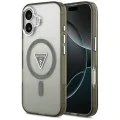 Калъф за iPhone 17 – с MagSafe – Guess (GUHMP17SHGTMLCGA) IML Gradient Triangle Logo – Каки