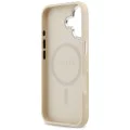 Калъф за iPhone 17 – с MagSafe – Guess (GUHMP17SPSDTSCME) Hardcase Triangle Logo – Бежов