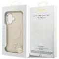 Калъф за iPhone 17 – с MagSafe – Guess (GUHMP17SPSDTSCME) Hardcase Triangle Logo – Бежов