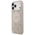 Калъф за iPhone 17 Pro Max – с MagSafe – Guess (GUHMP17XP4PGRSGP) 4G Circle Classic Logo – Розов