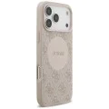 Калъф за iPhone 17 Pro Max – с MagSafe – Guess (GUHMP17XP4PGRSGP) 4G Circle Classic Logo – Розов