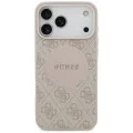 Калъф за iPhone 17 Pro Max – с MagSafe – Guess (GUHMP17XP4PGRSGP) 4G Circle Classic Logo – Розов