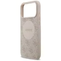 Калъф за iPhone 17 Pro Max – с MagSafe – Guess (GUHMP17XP4PGRSGP) 4G Circle Classic Logo – Розов