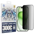 Протектор за iPhone 15 Plus - Lito D+ Max Privacy 300C - Черен