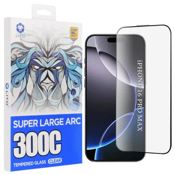 Протектор за iPhone 16 Pro Max - Lito D+ Max 300C - Прозрачен