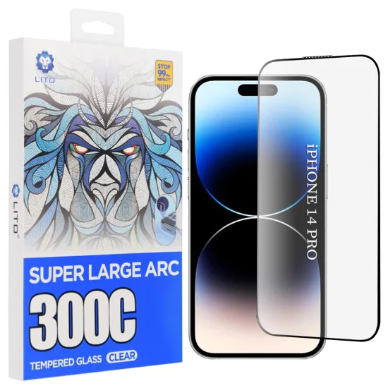 Протектор за iPhone 14 Pro - Lito D+ Max 300C - Прозрачен