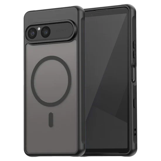 Калъф за Sony Xperia 10 VII - Techsuit - HaloFrost II MagSafe - Черен