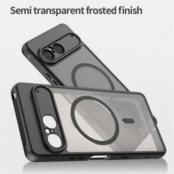 Калъф за Sony Xperia 10 VII - Techsuit - HaloFrost II MagSafe - Черен
