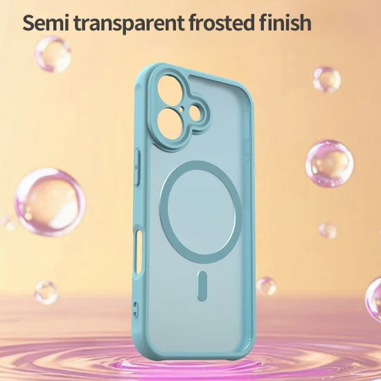 Калъф с MagSafe – Techsuit HaloFrost II – iPhone 17 – Ментово зелен