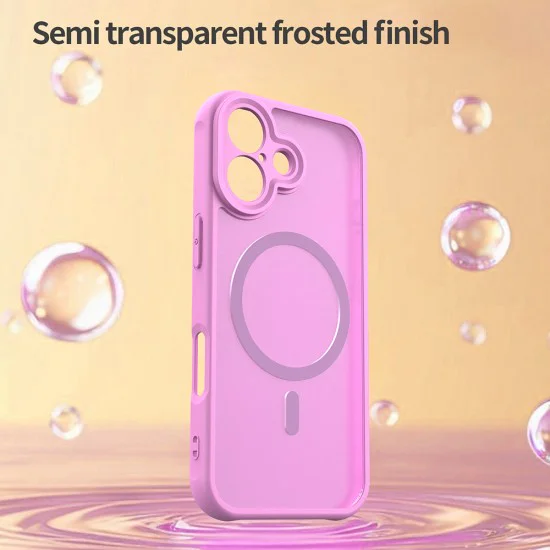Калъф с MagSafe – Techsuit HaloFrost II – iPhone 17 – Розов