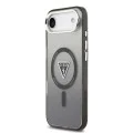 Калъф за iPhone 17 Air – с MagSafe – Guess (GUHMP17MHGTMLCGK) IML Gradient Triangle Logo – Черен