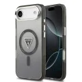 Калъф за iPhone 17 Air – с MagSafe – Guess (GUHMP17MHGTMLCGK) IML Gradient Triangle Logo – Черен