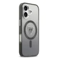 Калъф за iPhone 17 – с MagSafe – Guess (GUHMP17SHGTMLCGK) IML Gradient Triangle Logo – Черен