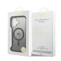 Калъф за iPhone 17 – с MagSafe – Guess (GUHMP17SHGTMLCGK) IML Gradient Triangle Logo – Черен
