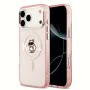 Калъф за iPhone 17 Pro Max – с MagSafe – Karl Lagerfeld (KLHMP17XHGCHGKBP) IML Choupette Sketch Logo – Розов