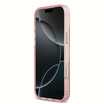 Калъф за iPhone 17 Pro – с MagSafe – Karl Lagerfeld (KLHMP17LHGCHGKBP) IML Choupette Sketch Logo – Розов