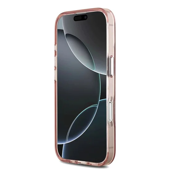 Калъф за iPhone 17 – с MagSafe – Karl Lagerfeld (KLHMP17SHGCHGKBP) IML Choupette Sketch Logo – Розов