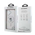 Калъф за iPhone 17 – с MagSafe – Karl Lagerfeld (KLHMP17SHGCHGKBP) IML Choupette Sketch Logo – Розов
