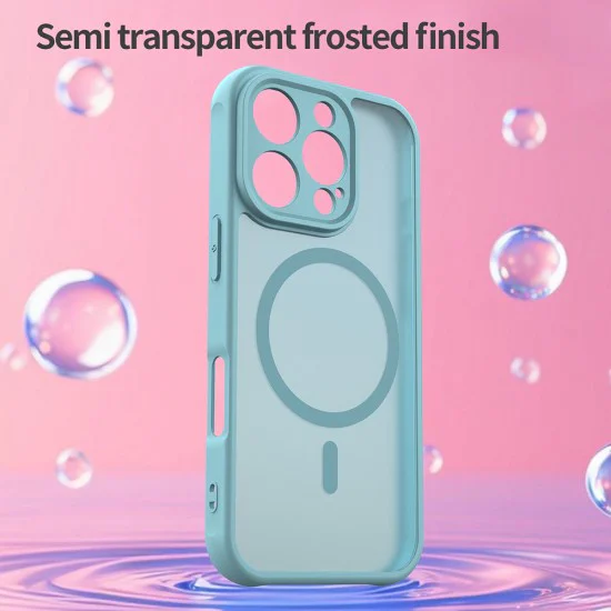 Калъф за iPhone 16 Pro - Techsuit - HaloFrost II MagSafe - Ментово Зелен