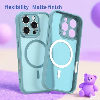 Калъф за iPhone 16 Pro - Techsuit - HaloFrost II MagSafe - Ментово Зелен