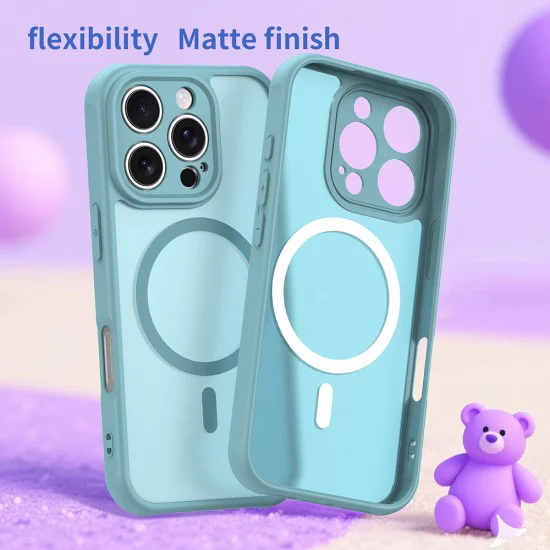 Калъф за iPhone 16 Pro - Techsuit - HaloFrost II MagSafe - Ментово Зелен