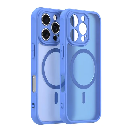 Калъф за iPhone 16 Pro - Techsuit - HaloFrost II MagSafe - Небесно Син
