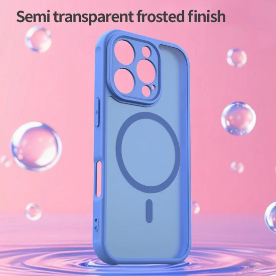 Калъф за iPhone 16 Pro - Techsuit - HaloFrost II MagSafe - Небесно Син