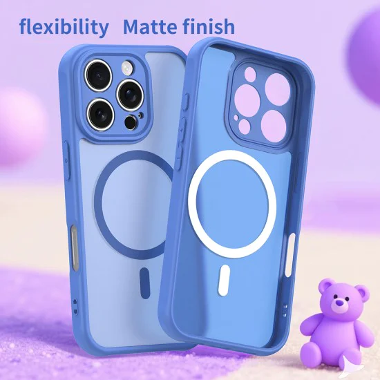 Калъф за iPhone 16 Pro - Techsuit - HaloFrost II MagSafe - Небесно Син