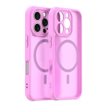 Калъф за iPhone 16 Pro - Techsuit - HaloFrost II MagSafe - Розов