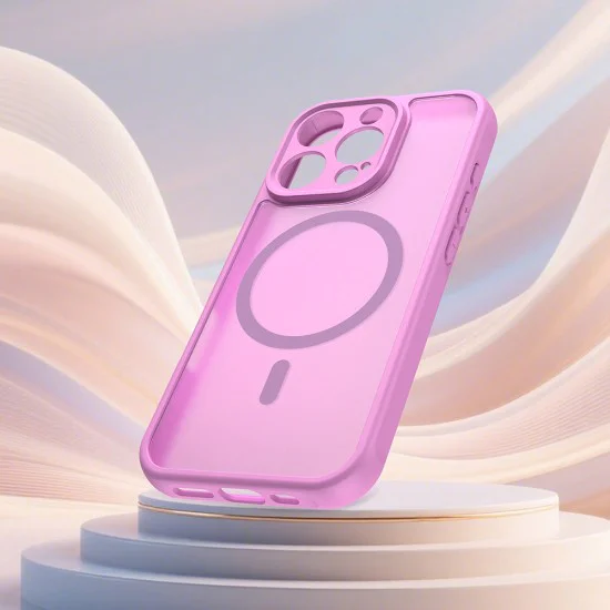 Калъф за iPhone 16 Pro - Techsuit - HaloFrost II MagSafe - Розов