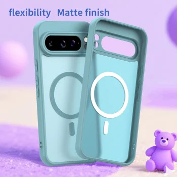 Калъф за Google Pixel 10 Pro XL - Techsuit - HaloFrost II MagSafe - Ментово Зелен