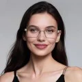 Очила с филтър за синя светлина – Techsuit Reflex PC (3160) – Дамски, правоъгълни, метална рамка – Черни