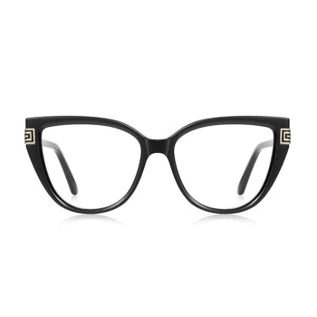 Очила с филтър за синя светлина – Techsuit Reflex PC (2259) – Дамски, oversized, TR90 + метал – Черни