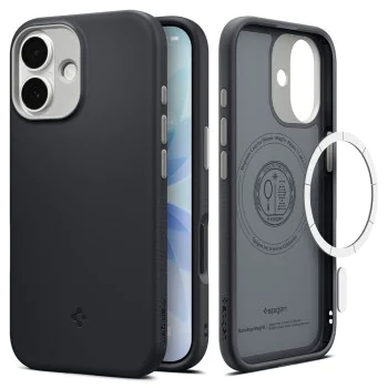 Калъф за iPhone 17 - Spigen - Caseology Nano Pop MagSafe - Черен