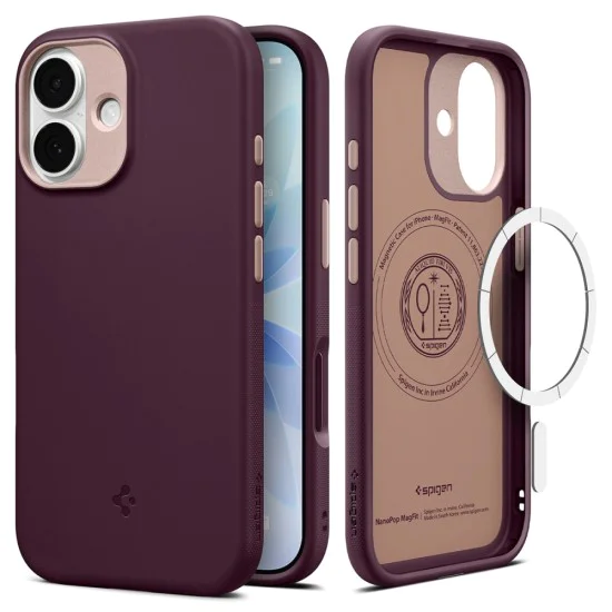 Калъф за iPhone 17 - Spigen - Caseology Nano Pop MagSafe - Бордо