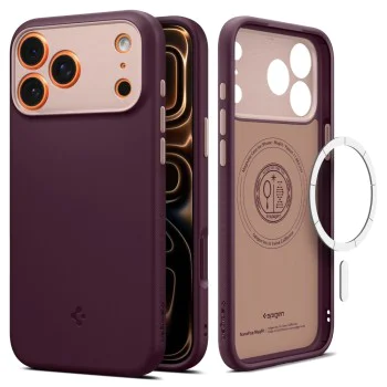Калъф за iPhone 17 Pro - Spigen - Caseology Nano Pop MagSafe - Бордо