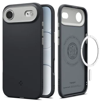 Калъф за iPhone 17 Air - Spigen - Caseology Nano Pop MagSafe - Черен