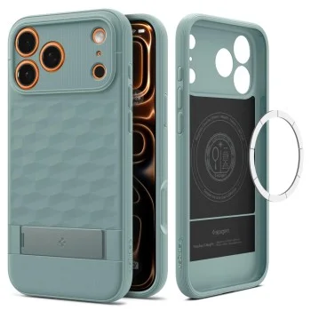 Калъф за iPhone 17 Pro - Spigen - Caseology Parallax "S" MagSafe - Тъмно Зелен
