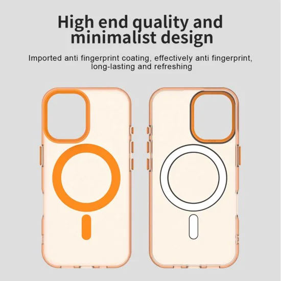 Калъф с MagSafe – Techsuit CandyCase – iPhone 17 Pro Max – Оранжев