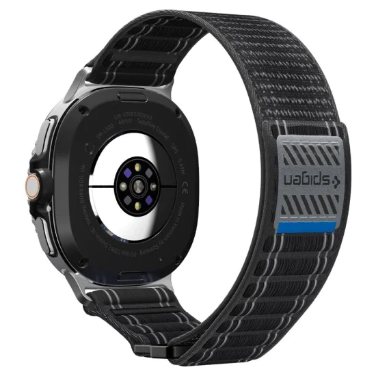 Каишка Spigen WBF0 – Samsung Galaxy Watch8 40/44mm / Watch8 Classic – Черна