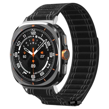 Каишка Spigen WBF0 – Samsung Galaxy Watch Ultra 47mm – Черна