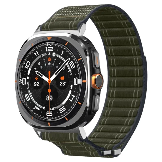 Каишка Spigen WBF0 – Samsung Galaxy Watch Ultra 47mm – Зелена