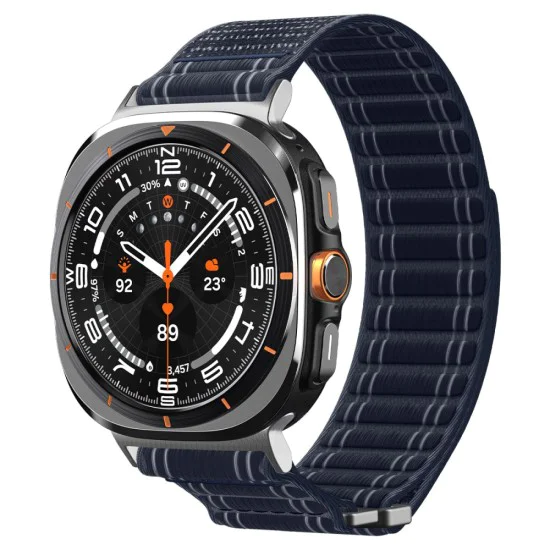 Каишка Spigen WBF0 – Samsung Galaxy Watch Ultra 47mm – Тъмносин