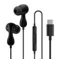Baseus - Кабелни слушалки Encok CZ20 (A00171400113-00) - Type-C, 20Hz-40kHz, Hi-Res - Черен клъстер