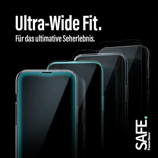 PanzerGlass® - SAFE. Ултраширок протектор за екран - iPhone 16 Pro - Прозрачен