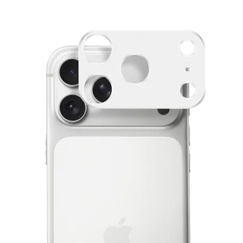 Протектор за камера – Techsuit Full Camera Glass – iPhone 17 Pro – Сребърен