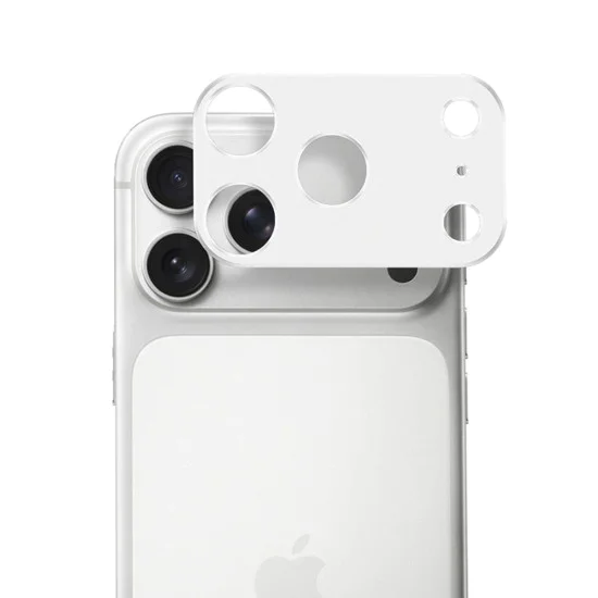 Протектор за камера – Techsuit Full Camera Glass – iPhone 17 Pro – Сребърен